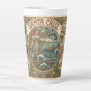 Santa Cruz California Art Nouveau Küste Milchtasse