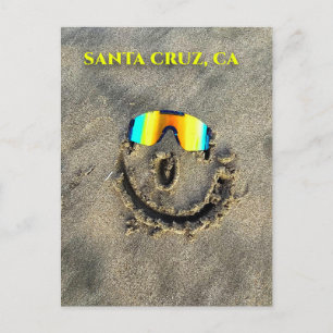 Santa Cruz California Beach Postcard Karte