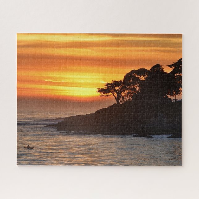 Santa Cruz California Beach Surf Puzzle (Horizontal)