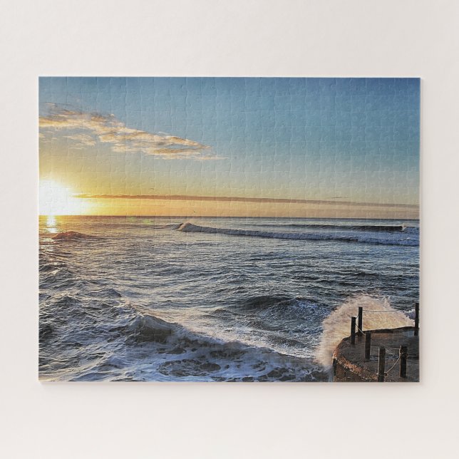Santa Cruz California Beach Surf Puzzle (Horizontal)