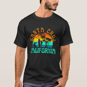 Santa Cruz California Beach Surf Sommerurlaub G T-Shirt