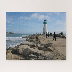 Santa Cruz California Beach Walton Leuchtturm Puzzle