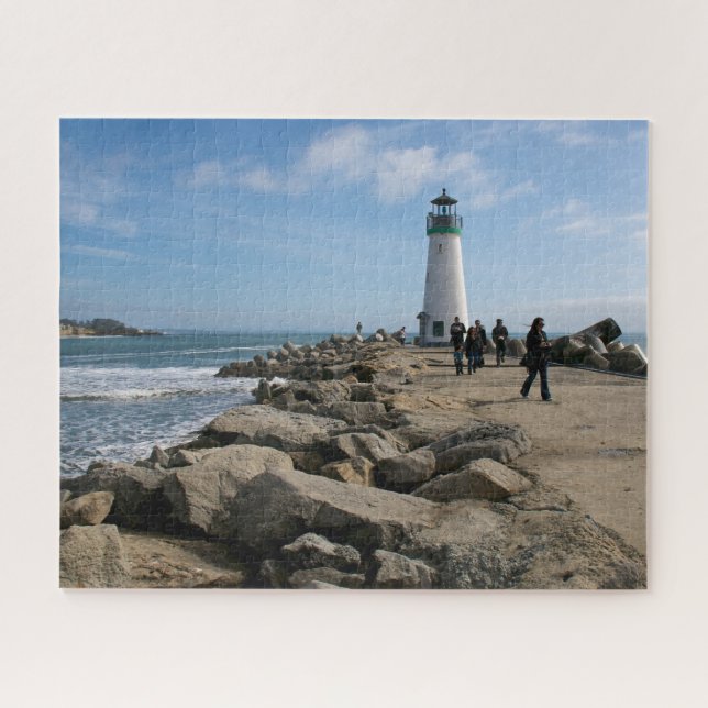 Santa Cruz California Beach Walton Lighthouse Puzzle (Horizontal)