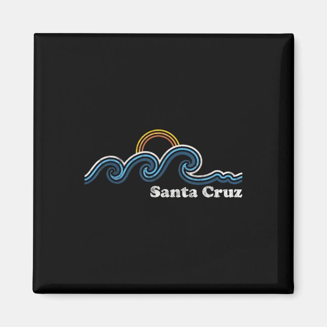 Santa Cruz California Ca Sufwalds Sunset Beach Magnet (Vorne)