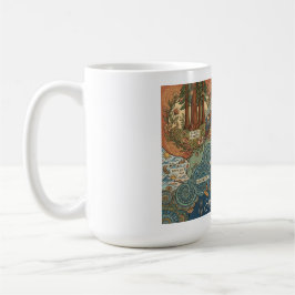 Santa Cruz California Dreams Map – Vibrant Coast Kaffeetasse