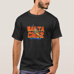 Santa Cruz California Epic Skeleton Skater Zip T-Shirt