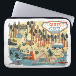 Santa Cruz California Illustrierte Karte Laptopschutzhülle<br><div class="desc">Karo aus dieser super coolen illustrierten Karte von Santa Cruz, Kalifornien. Ob Sie eine Bananenschnecke sind oder einfach nur Liebe in dieser hübschen Stadt am Strand, zeigen Sie, dass Sie ein Fan mit diesem coolen Laptop-Beutel sind. Und vergewissern Sie sich, dass Sie meinen Shop für weitere Produkte und Designs Karo....</div>