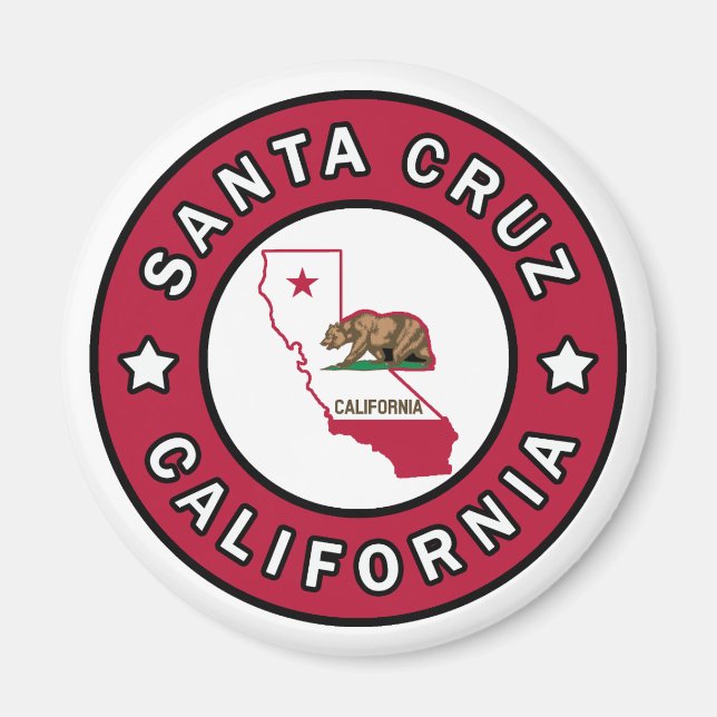Santa Cruz California Magnet (Vorne)