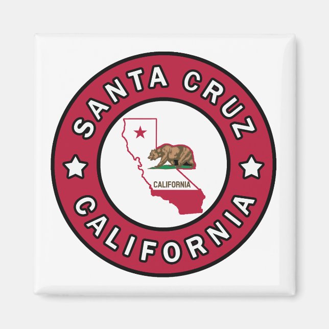 Santa Cruz California Magnet (Vorne)