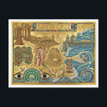 Santa Cruz California Mosaic Map Boardwalk Beach Postkarte<br><div class="desc">This vibrant mosaic‑style Santa Cruz illustrated map blends artistic tile patterns with the city’s most iconic coastal landmarks, creating a unique and eye‑catching design perfect for tourists, locals, and art lovers. Featuring Natural Bridges, Steamer Lane, the Wharf, the Boardwalk, UCSC, Big Basin, Capitola, and more, it captures the creative, sun‑soaked...</div>