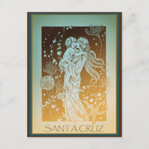 Santa Cruz California Postcard Postkarte