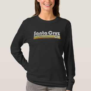 Santa Cruz California Retro Style City Vintag Pri T-Shirt