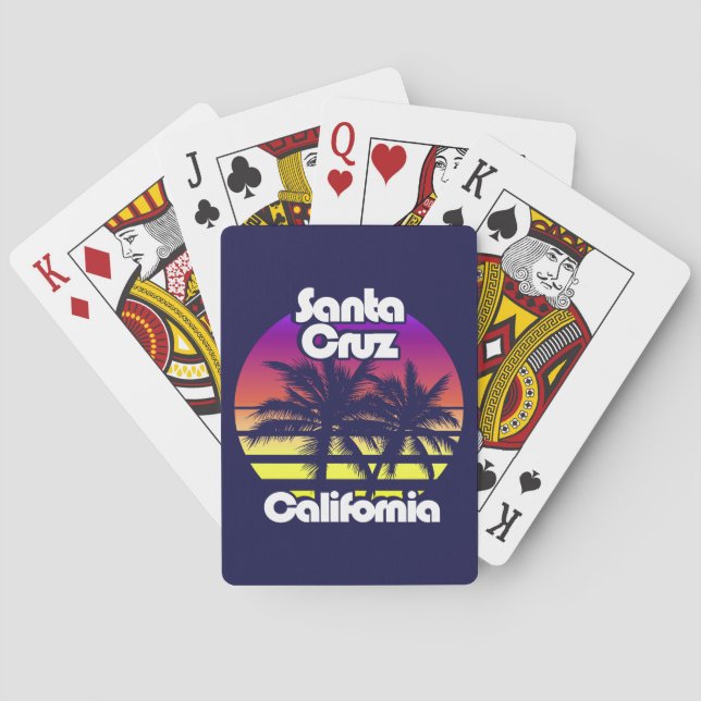 Santa Cruz California Spielkarten (Rückseite)