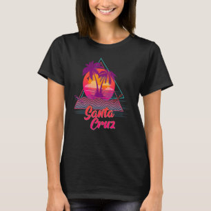 Santa Cruz California Summer Retro Achtzig Party T-Shirt