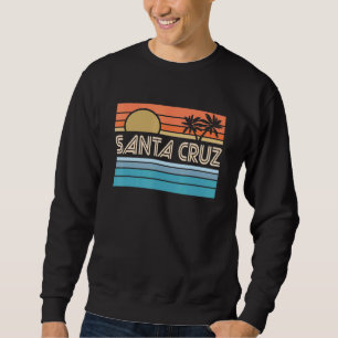 Santa Cruz California Sunset 70er 80er Surfer Summ Sweatshirt