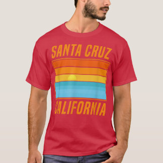 Santa Cruz California Sunset 70er 80er Surfer Summ T-Shirt