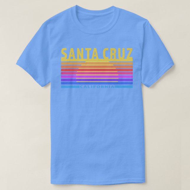 Santa Cruz, California Sunset Sunrise Rainbow Sun  T-Shirt (Design vorne)