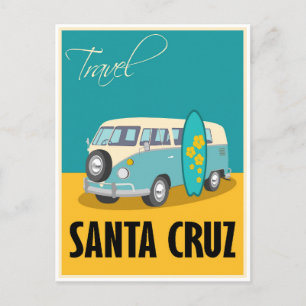 Santa Cruz California Travel  Postkarte