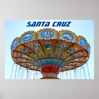 Santa Cruz California Vergnügungspark Poster