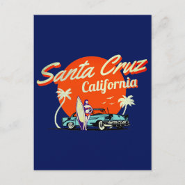 Santa Cruz California Vintag Art Postkarte