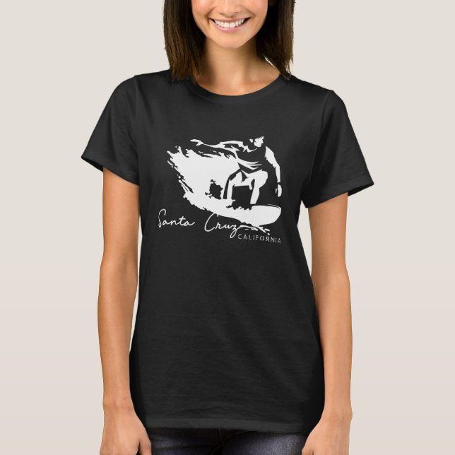 Santa Cruz California Vintages Retro T-Shirt (Vorderseite)