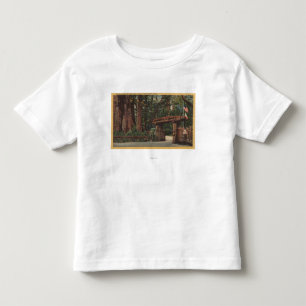 Santa Cruz County, CA-Eingang zum großen Baum-Par Kleinkind T-shirt