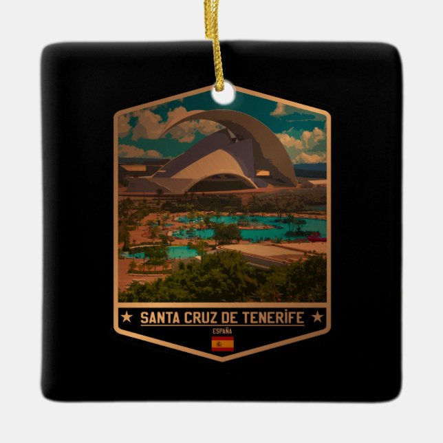 Santa Cruz de Tenerife Keramikornament (Vorderseite)