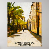 Santa Cruz de Tenerife Öl Paint