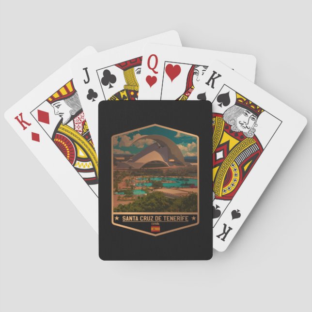 Santa Cruz de Tenerife Spielkarten (Rückseite)
