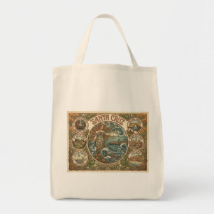Santa Cruz Kalifornien Art‑Nouveau Küste Tragetasche