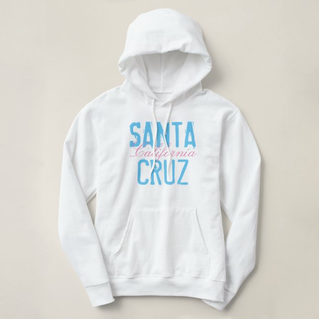 Santa Cruz Kalifornien Hoodie (Design vorne)