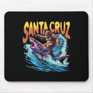 Santa Cruz Kalifornien Sommer S Surfen Bigfoot Sha Mousepad