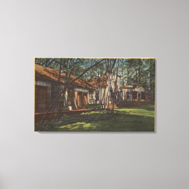 Santa Cruz Landkreis, CA - Pioneer Town Leinwanddruck (Vorderseite)