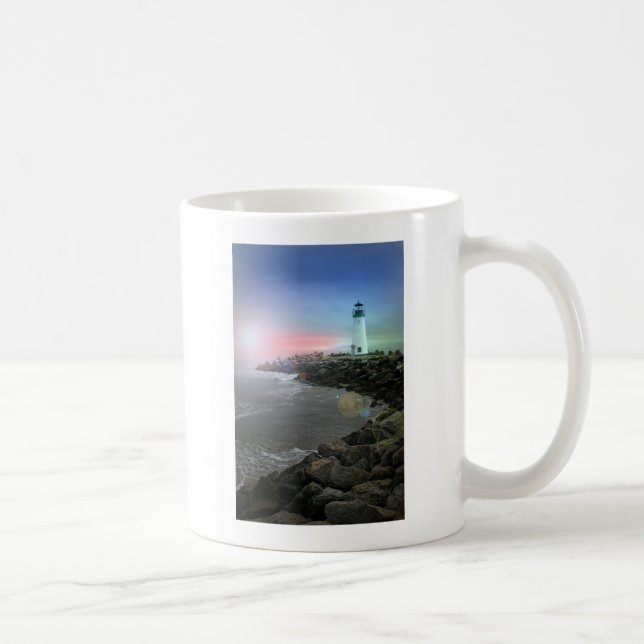 Santa Cruz Leuchtturm Kaffeetasse (Rechts)