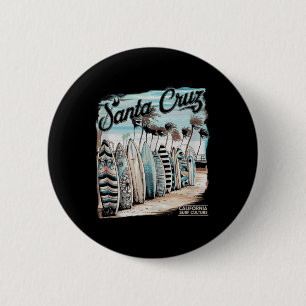 Santa Cruz Männer Frauen Kalifornien Retro Sonnenu Button