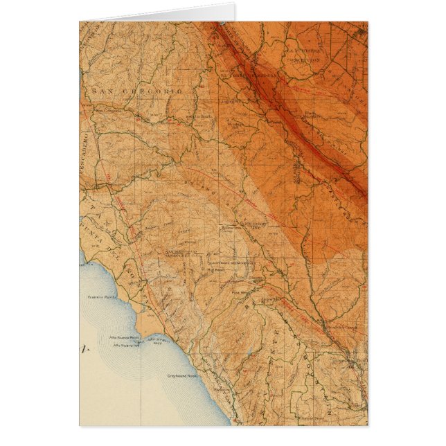 Santa Cruz Quadrangulation zeigt Intensität, Fehle (Vorne)