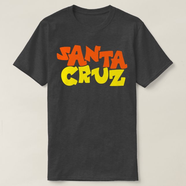 Santa Cruz Retro Funk Skateboards Gift Skater Skat T-Shirt (Design vorne)