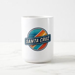 Santa Cruz Retro Vintage Kreisstrand Kalifornien Kaffeetasse