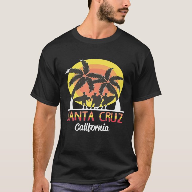 Santa Cruz Shirt Surf City Shirt Geschenk Sourveni (Vorderseite)