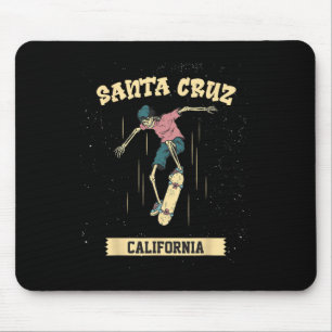 Santa Cruz Skeleton Surfen und Skateboardfahren Mousepad
