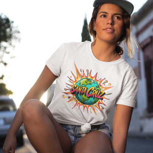 Santa Cruz Style Skateboard Streetwear Grafik-T-Sh T-Shirt