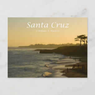 Santa Cruz Sunset California Produkte Postkarte