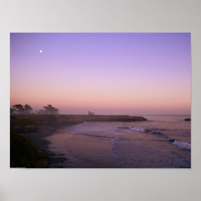 Santa Cruz Sunset Poster (Vorne)