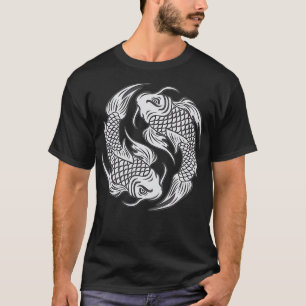 Santa Cruz t Shirt Yin Yang Koi Fisch in Shirt