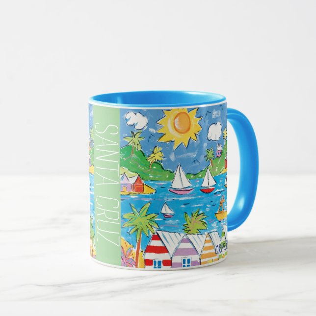 Santa Cruz Tasse-Beach Tasse (VorderseiteRechts)
