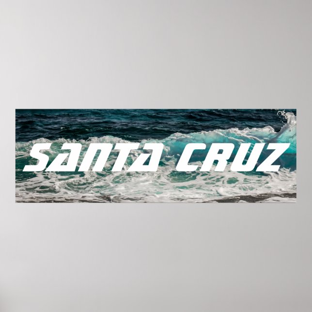 Santa Cruz Wave Banner Poster (Vorne)