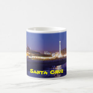 Santa- Cruzpromenade an der NachtTasse Kaffeetasse