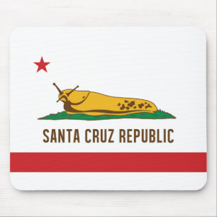 Santa- Cruzrepublik-Bananen-Schnecken-Flagge Mousepad