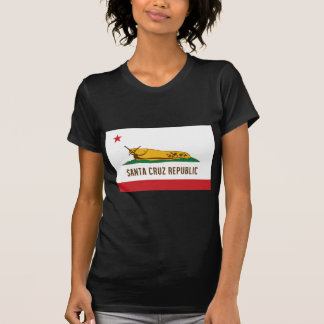 Santa- Cruzrepublik-Bananen-Schnecken-Flagge T-Shirt