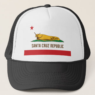 Santa- Cruzrepublik-Bananen-Schnecken-Flagge Truckerkappe